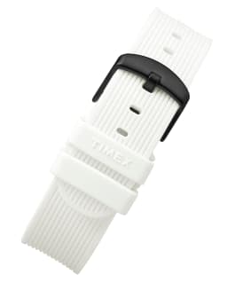 20mm iQ Silicone Strap White large