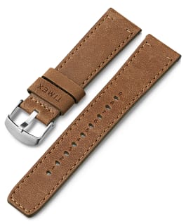 22mm Quick Release Leather Strap Tan large
