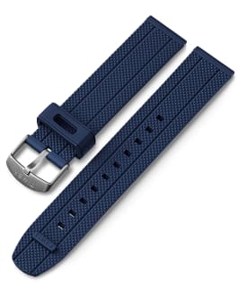 20mm Quick Release Silicone Strap Blue large