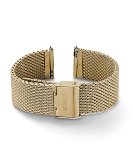 20mm Quick Release Mesh Band Gold-Tone large