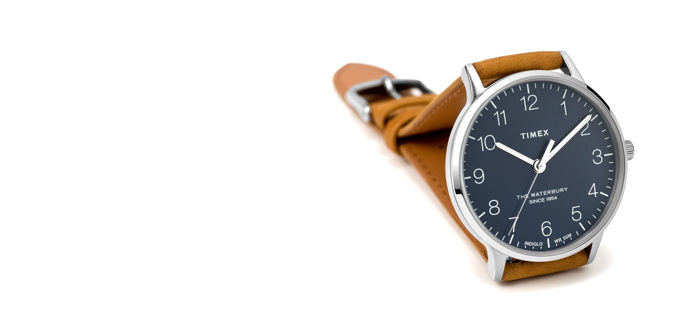 Waterbury Classic Blue Dial Watch.