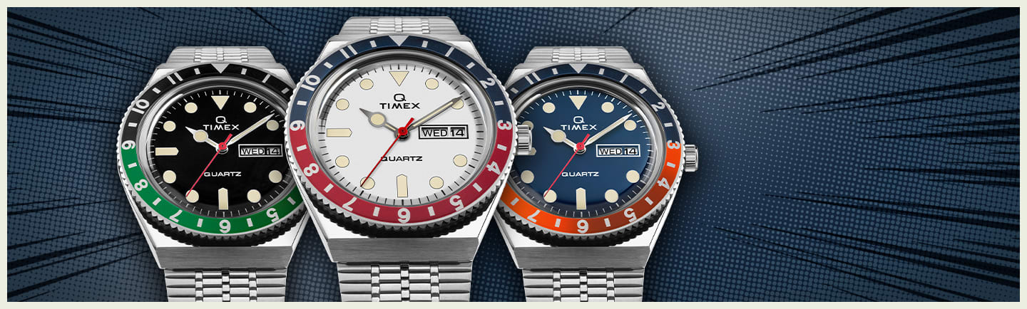 Q Diver Color Watch.